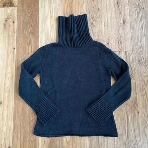Black Jillian Jones Turtleneck Sweater